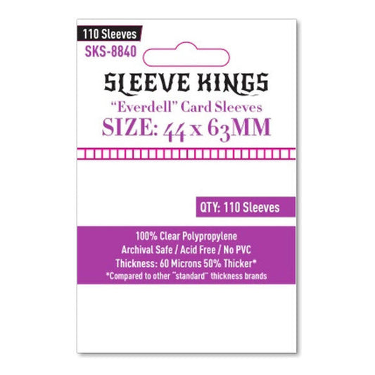 Sleeve Kings 44x63mm Pack 110 Micas Everdell