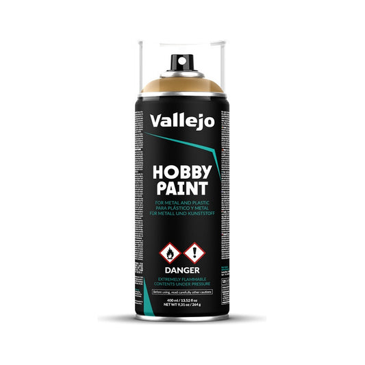 Vallejo Hobby Paint 400ml Pintura Acrílica Aerosol Amarillo Desierto 28.015