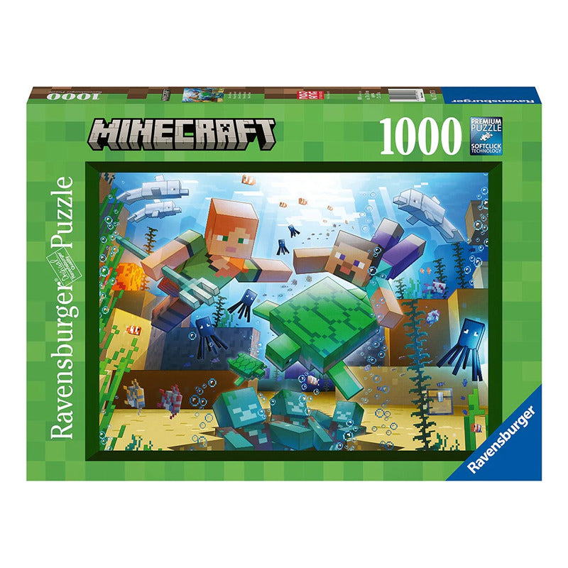 Ravensburger Rompecabezas Mosaicos De Minecraft 1000 Pz