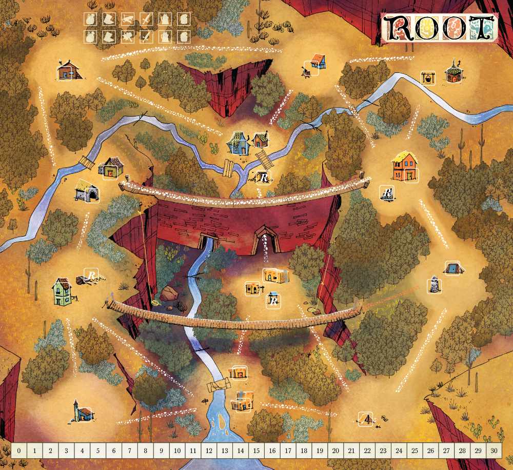 Root Marsh/Gorge Playmat Tapete