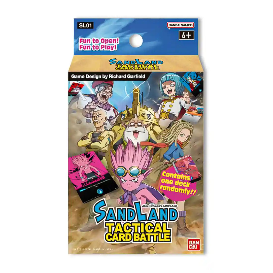 Bandai Sand Land Tactical Card Battle Display