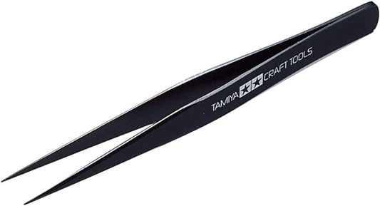 Tamiya Craft Tool Straight Tweezers Pinzas Rectas 74004