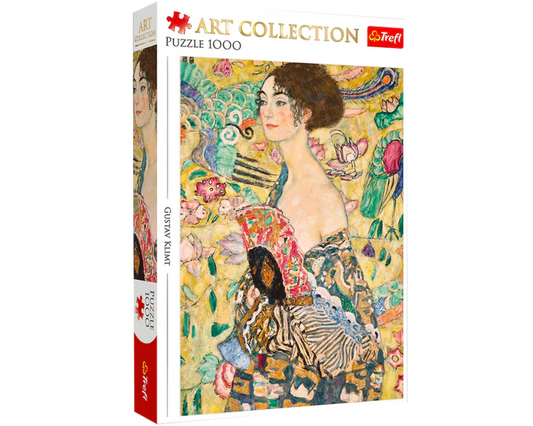 Trefl Rompecabezas Gustav Klimt Dama Con Abanico 1000  Pza