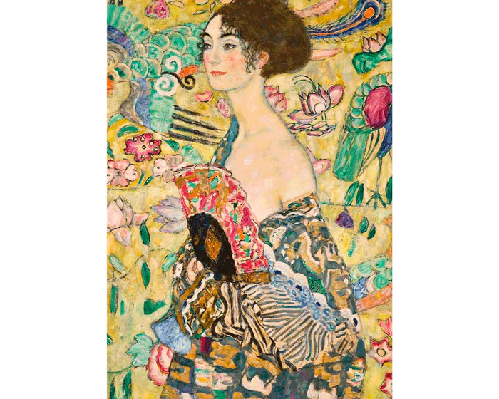 Trefl Rompecabezas Gustav Klimt Dama Con Abanico 1000  Pza