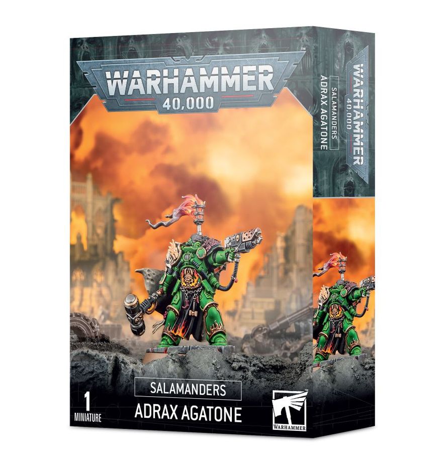 Games Workshop Warhammer Wh40k Salamanders Adrax Agatone