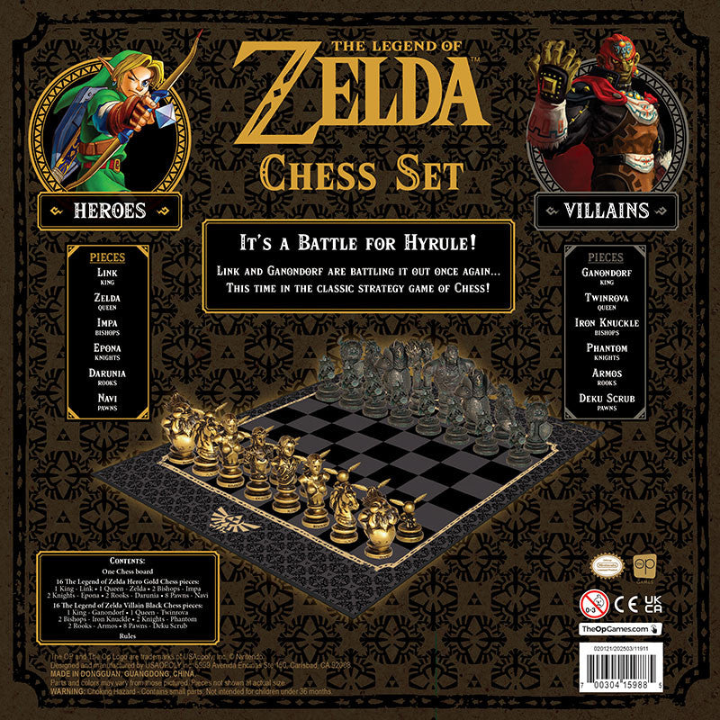 The Op The Legend Of Zelda Chess Set Ajedrez