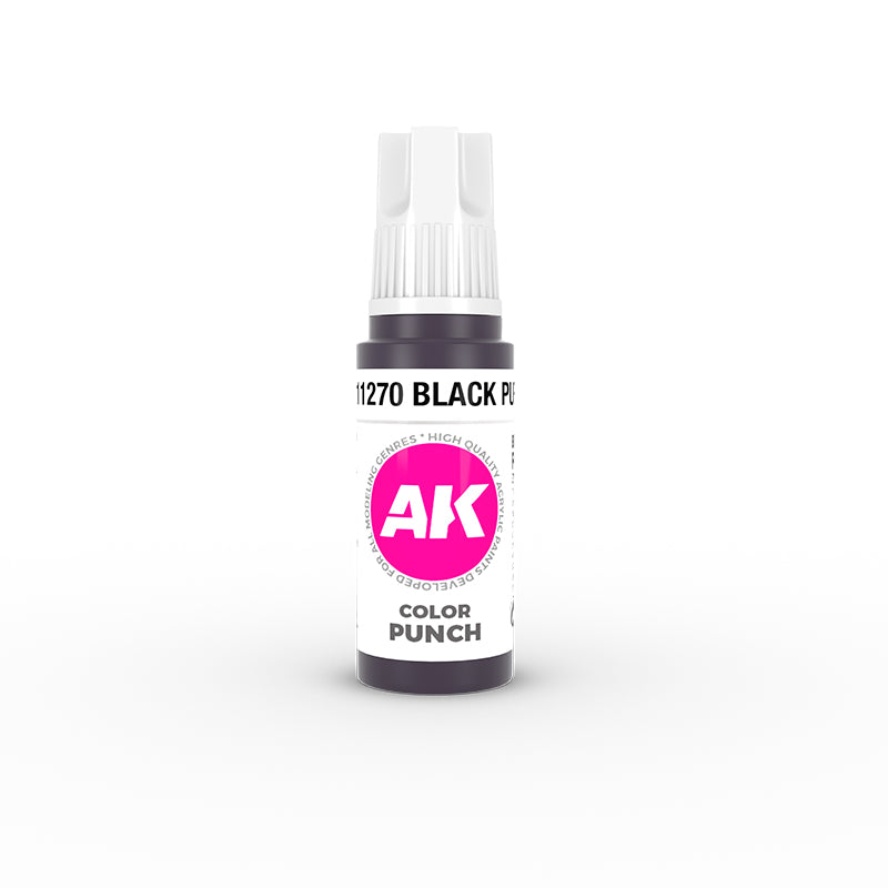 AK Pintura Acrilica Gama Color Punch AK11270 Black Purple 18ml