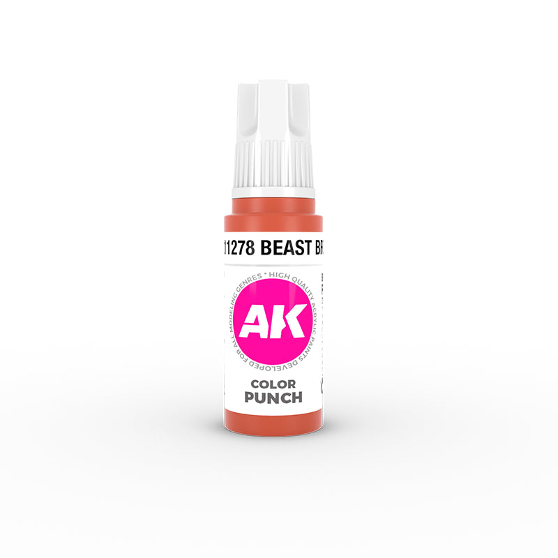 AK Pintura Acrilica Gama Color Punch AK11278 Beast Brown 18ml