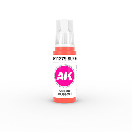 AK Pintura Acrilica Gama Color Punch AK11279 Sun Red 18ml