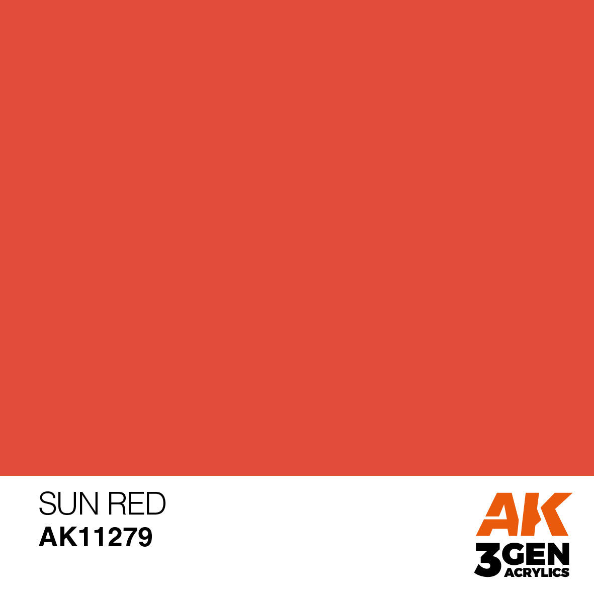 AK Pintura Acrilica Gama Color Punch AK11279 Sun Red 18ml