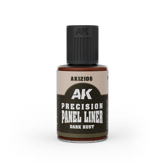 Ak Precision Panel Liner Panelador De Precisión 30ml AK12106 Dark Rust