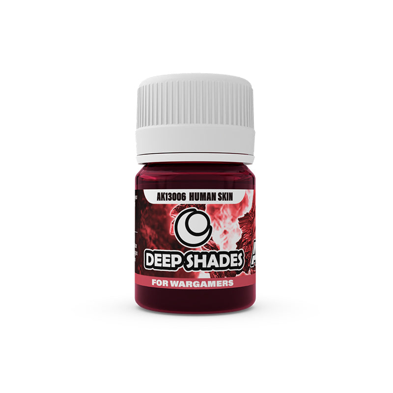 Ak Deep Shades For Wargamers 30ml AK13006 Human Skin Pintura Acrilica
