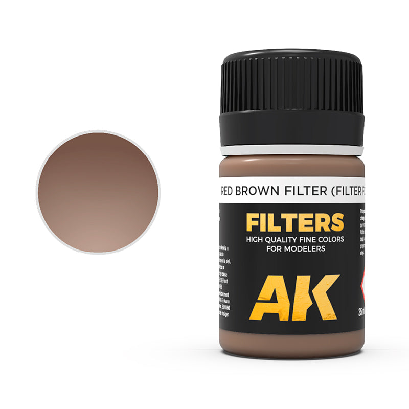 Ak Filters Red Brown For Wood - Filtro Rojo Marron Ak262 35ml