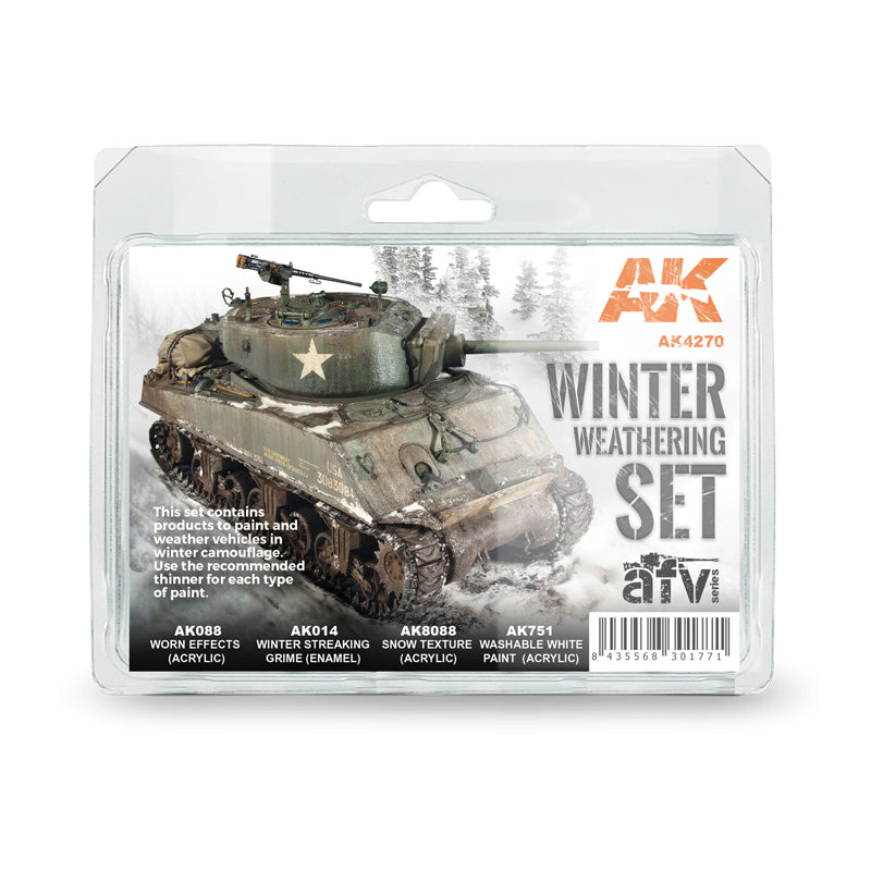 Ak Winter Weathering Set - Set Weathering Invernal Ak4270