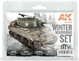 Ak Winter Weathering Set - Set Weathering Invernal Ak4270