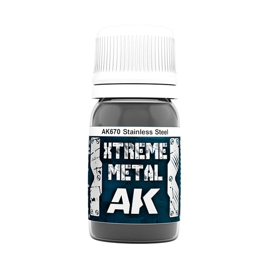 Ak Xtreme Metal Pintura AK670 Stainless Steel 30ml