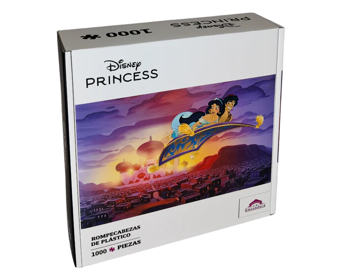 Rompecabezas Aladin Y Jasmin 1000 Piezas De Plástico