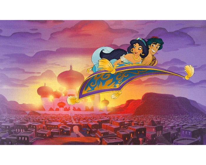 Rompecabezas Aladin Y Jasmin 1000 Piezas De Plástico