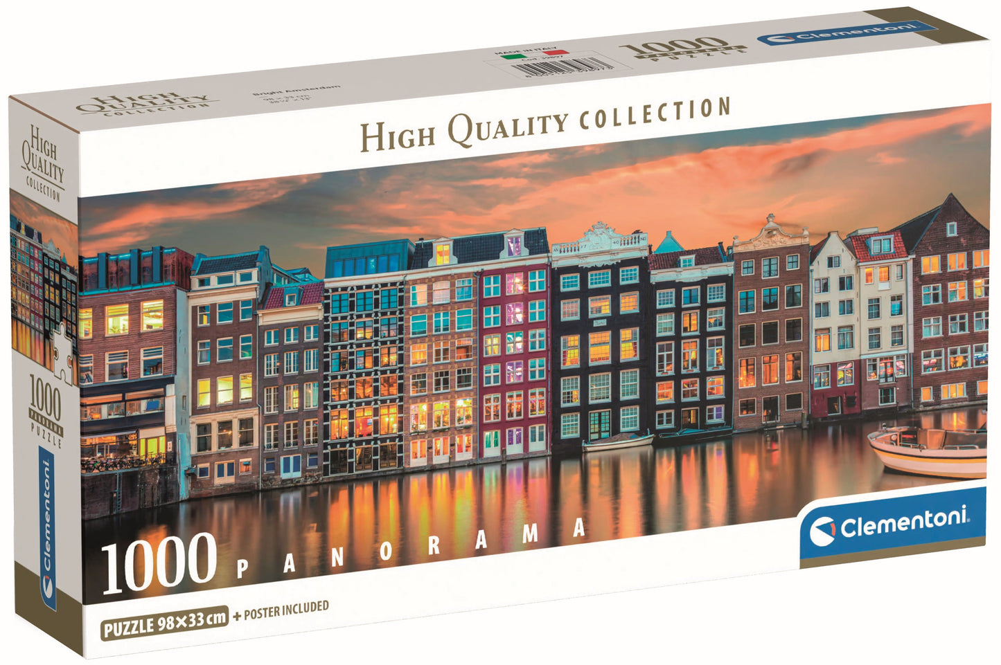 Clementoni Rompecabezas Amsterdam Brillante 1000 Pza