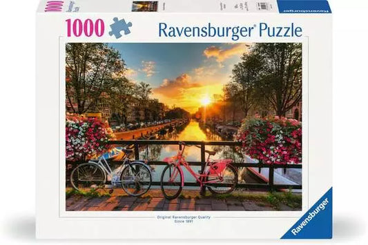 Ravensburger Rompecabezas Bicicletas En Amsterdam 1000 Pzas