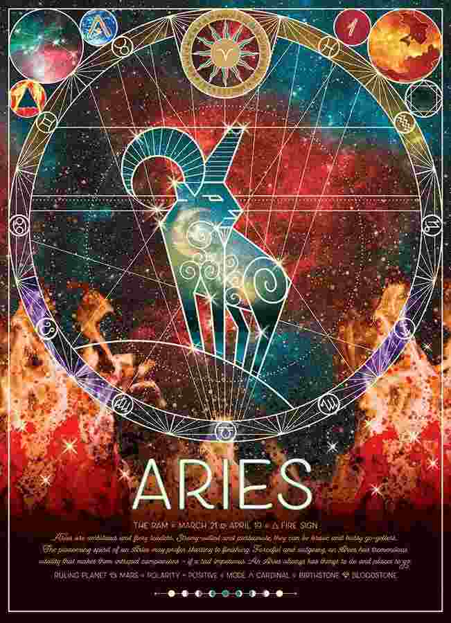 Cobble Hill Rompecabezas Zodiaco Aries 500 Pz