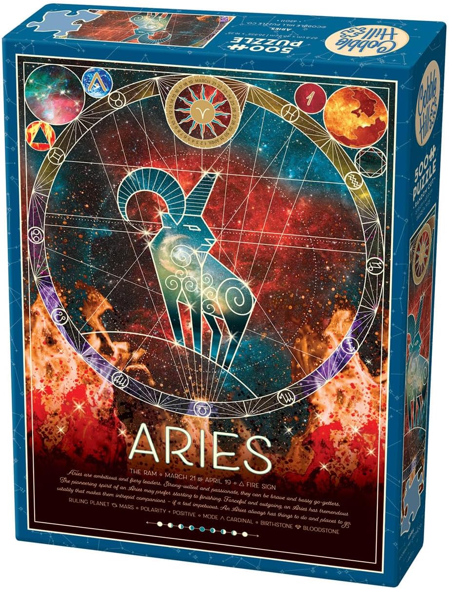 Cobble Hill Rompecabezas Zodiaco Aries 500 Pz