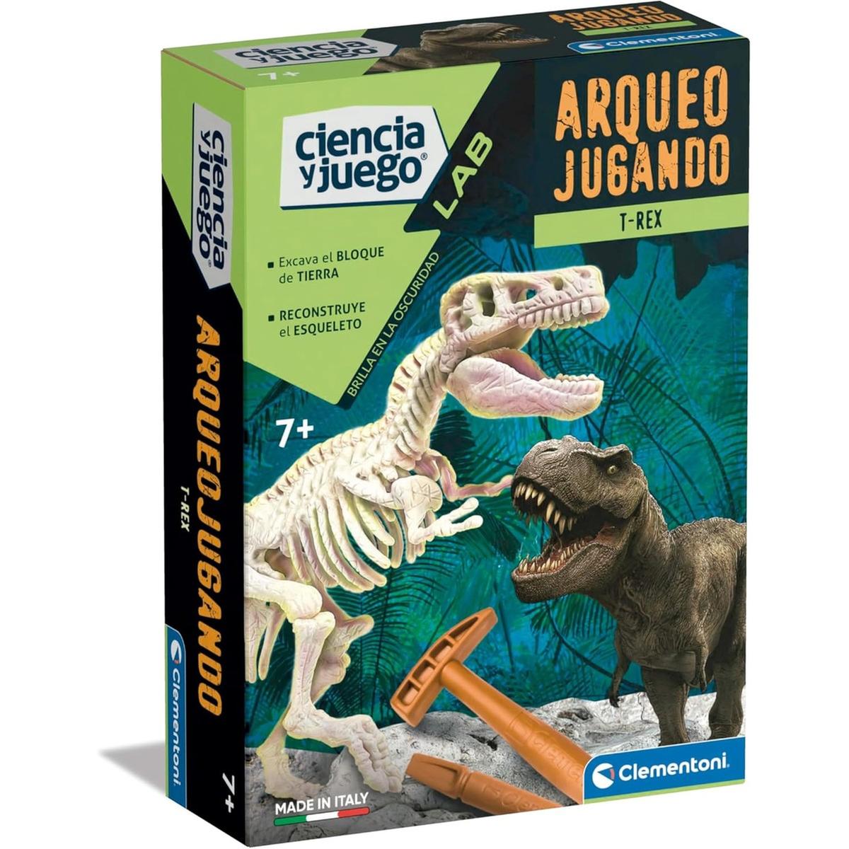 Clementoni Rompecabezas Arqueojugando T-rex Fosforescente