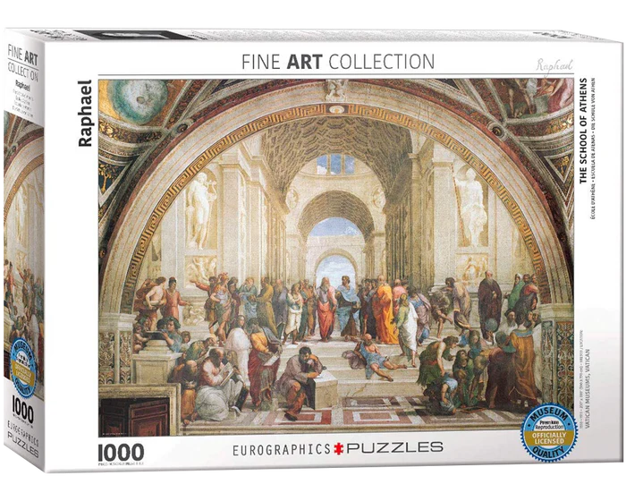 Eurographics Rompecabezas Rafael Escuela De Atenas 1000 Pza