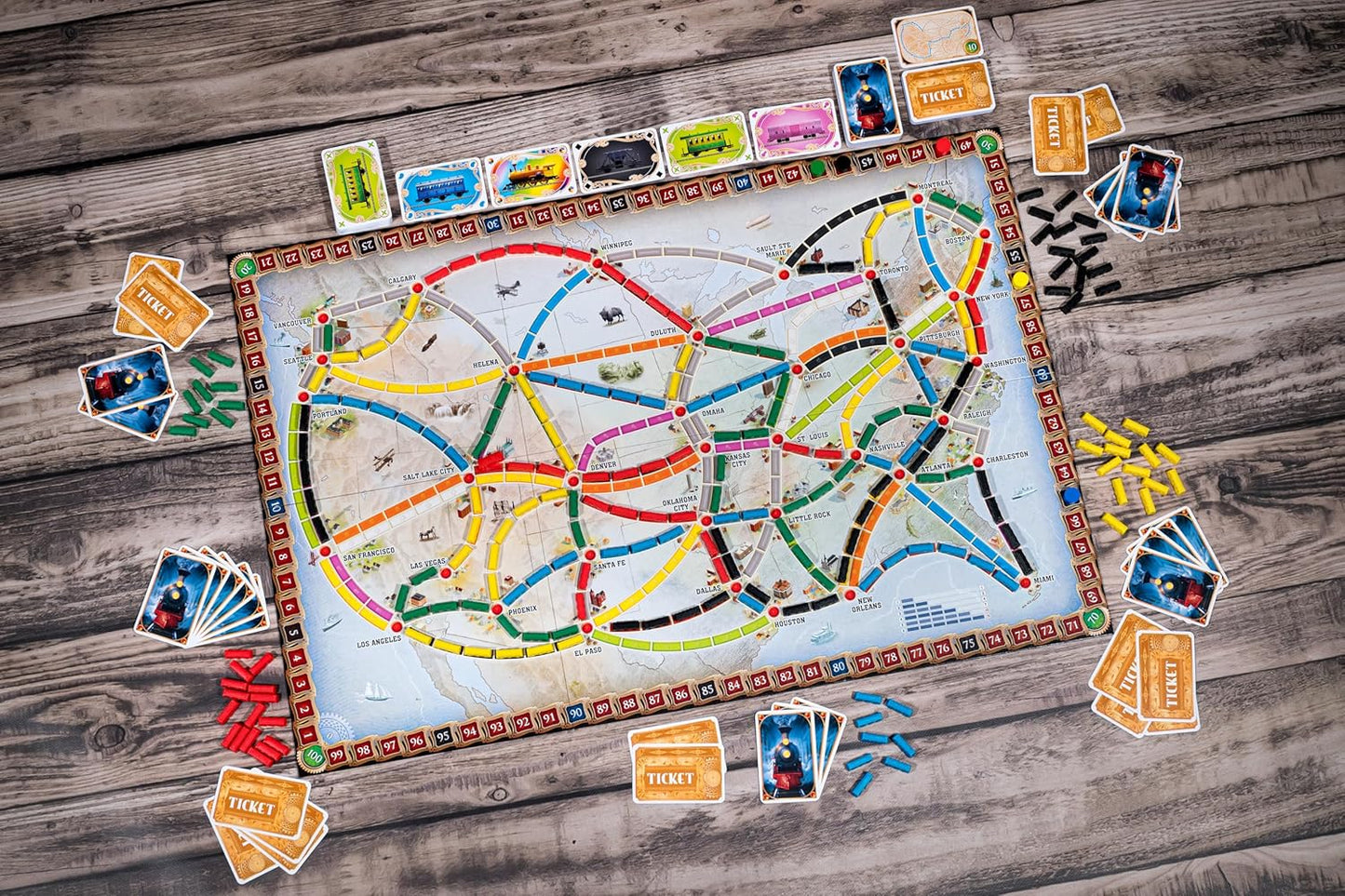 Days Of Wonder ¡Aventureros Al Tren! Juego De Mesa - Español