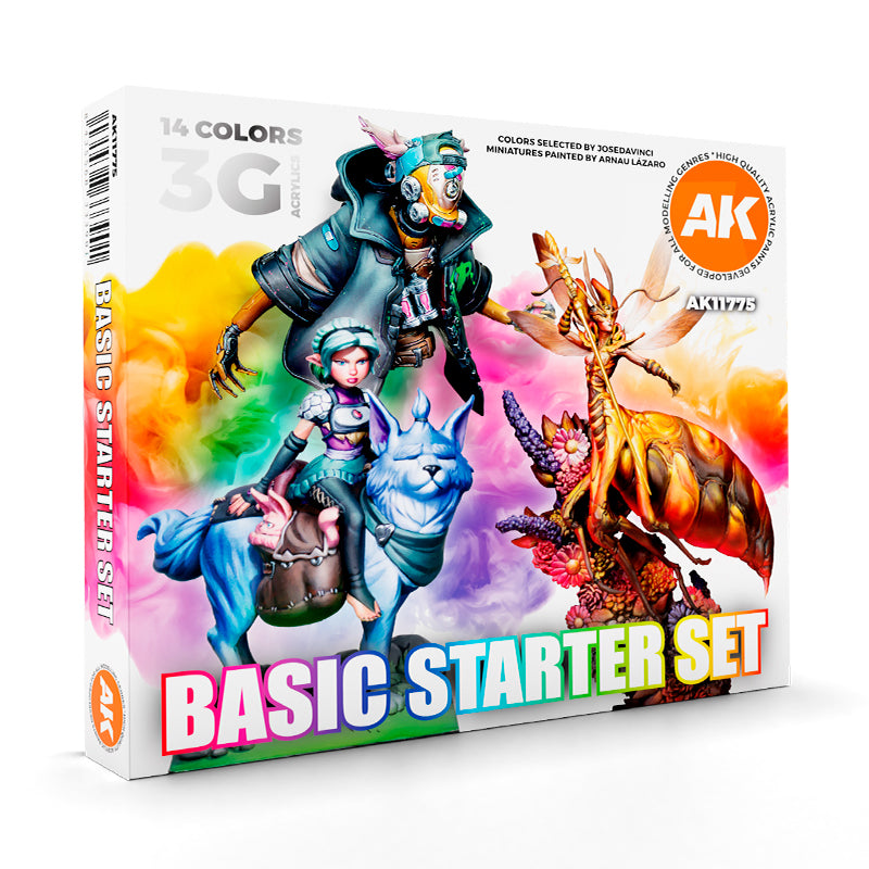 Ak Basic Startert Set 14 Pinturas Ak11775