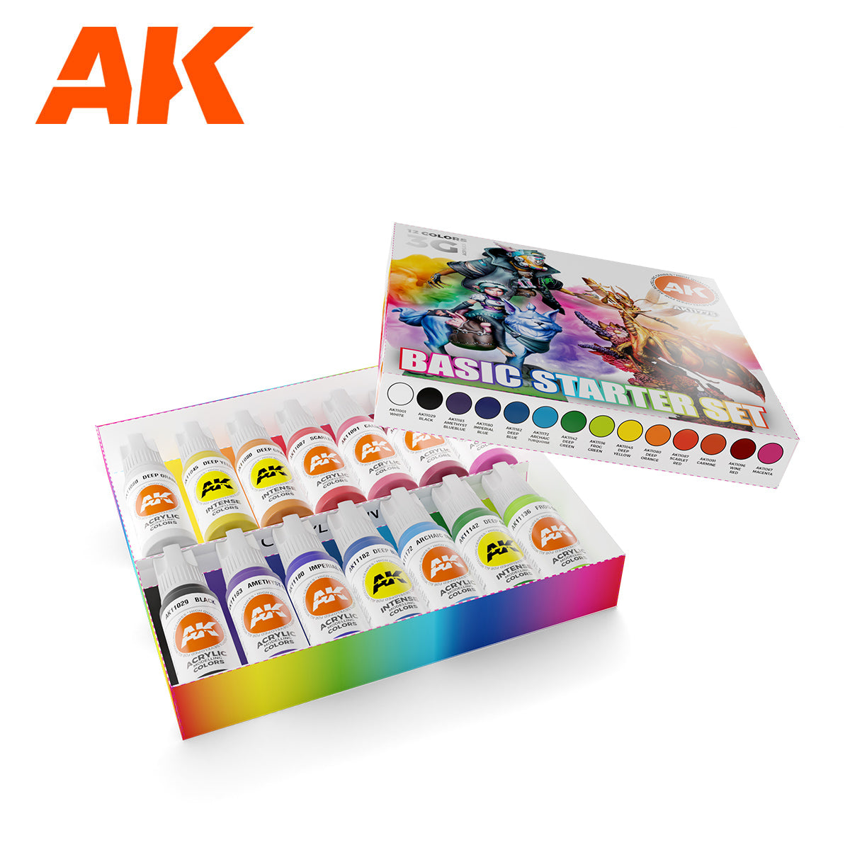 Ak Basic Startert Set 14 Pinturas Ak11775