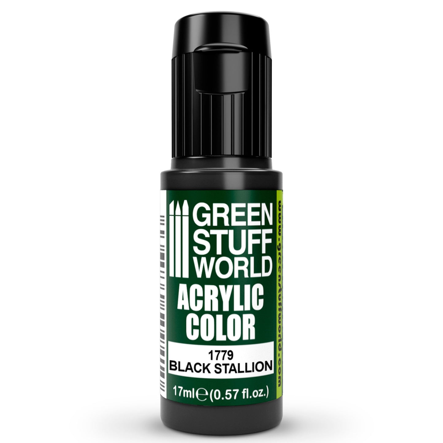 Green Stuff World Pintura Acrilica 1779 Black Stallion 17ml