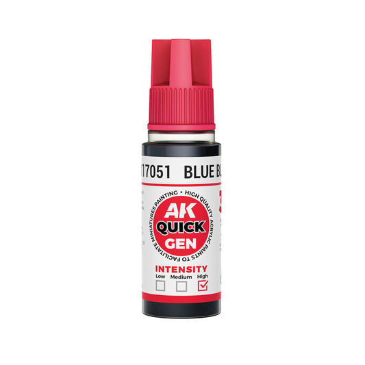AK Pintura Acrílica Quickgen AK17051 Intensity High Blue Black 18ml