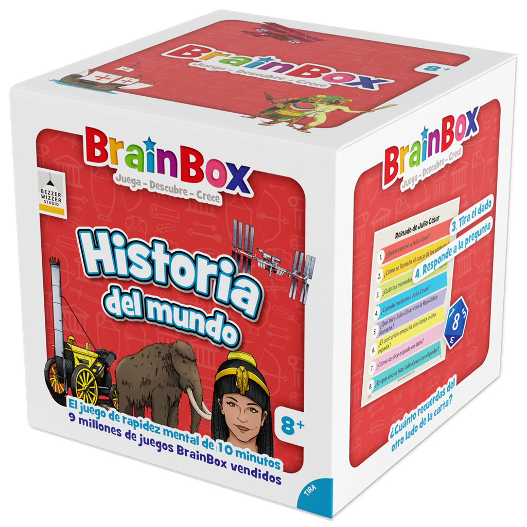 Asmodee Brainbox Historia Del Mundo Juego Mesa - En Español