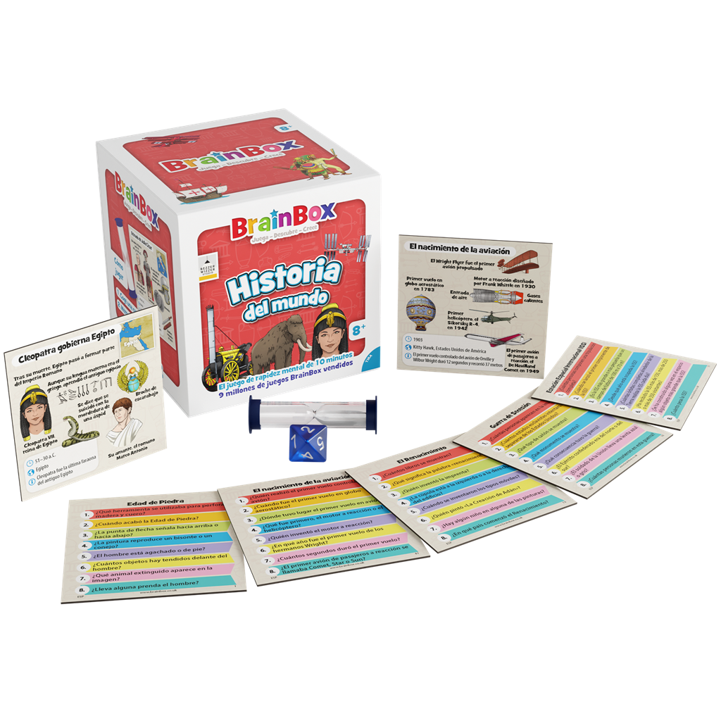 Asmodee Brainbox Historia Del Mundo Juego Mesa - En Español