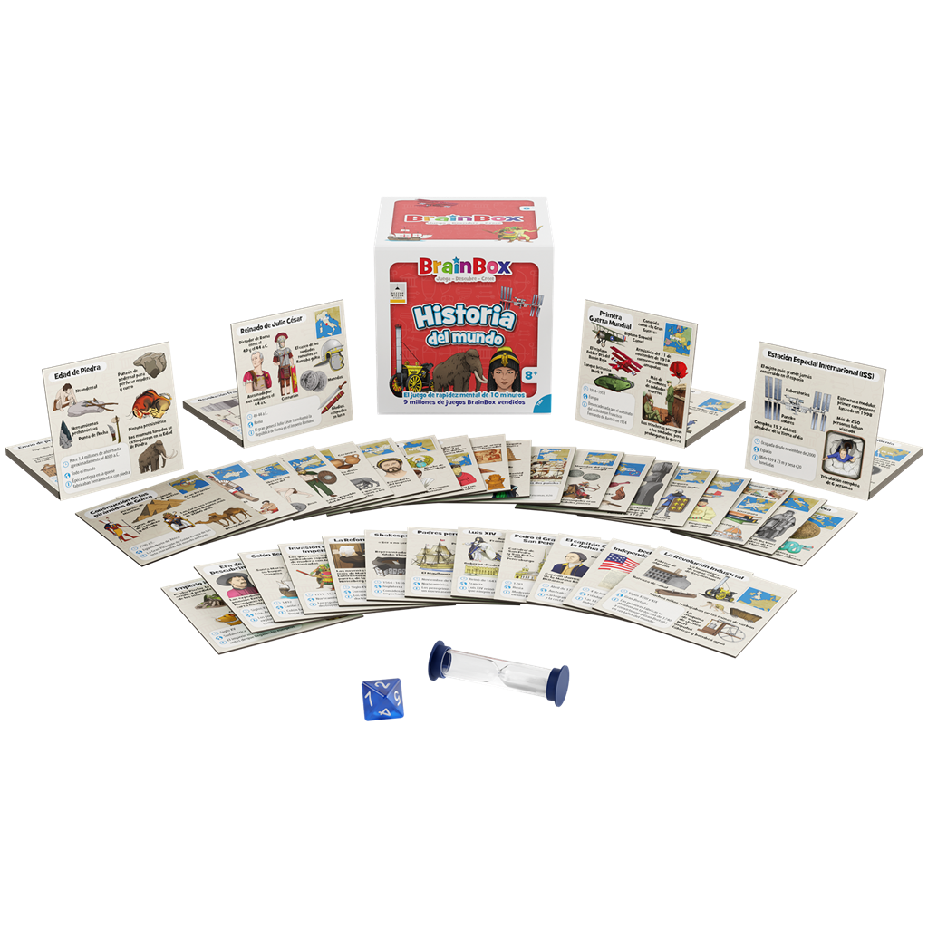 Asmodee Brainbox Historia Del Mundo Juego Mesa - En Español