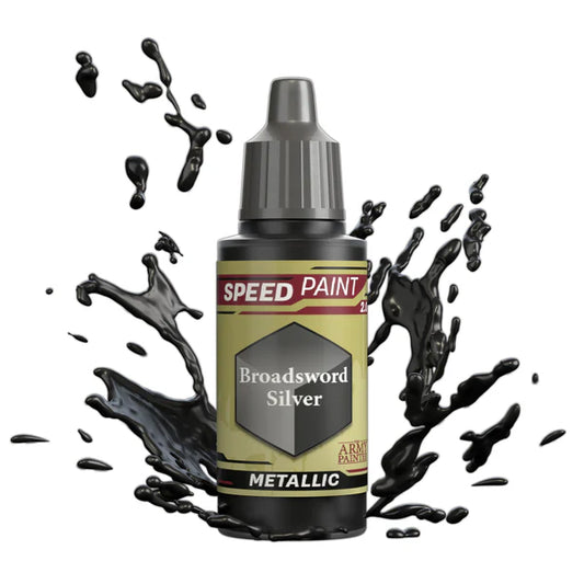 Army Painter Speed Paint Broadsword Silver 18ml Pintura Acrilica