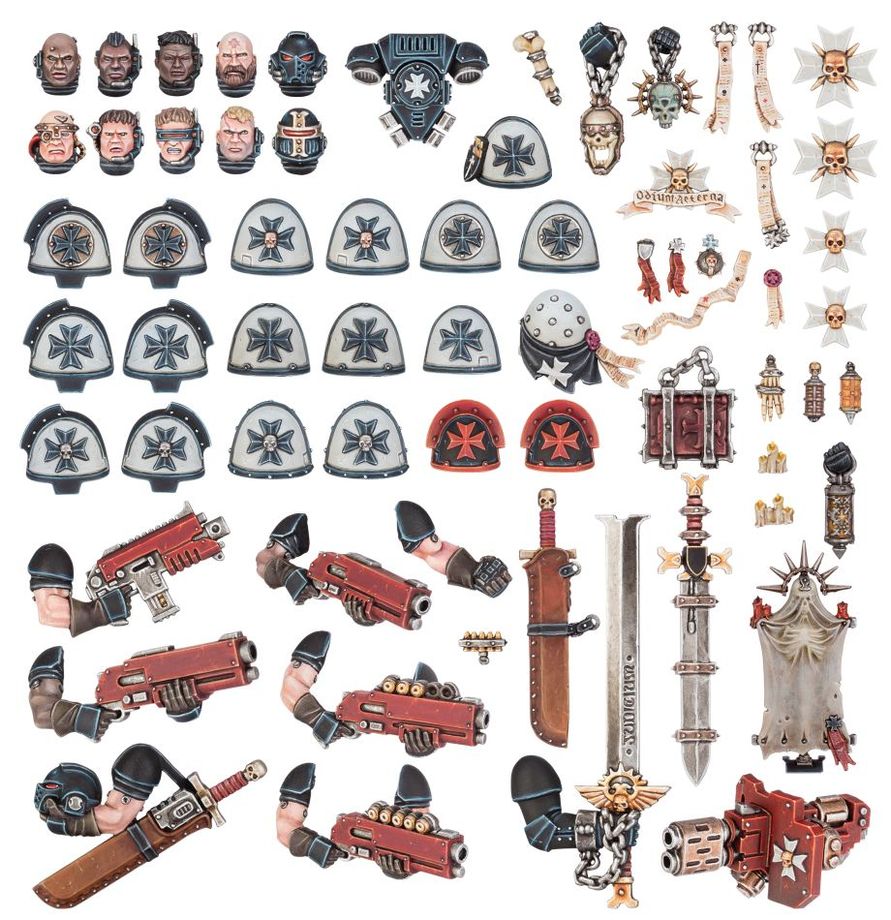Gw Warhammer 40k Black Templars Upgrades And Transfers