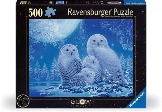 Ravensburger Rompecabezas Búhos A La Luz De La Luna 500pz