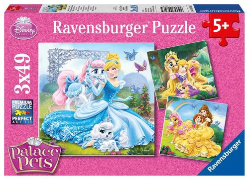 Ravensburger 3 Rompecabezas Bella Cenicienta Y Rapuncel 49 pza