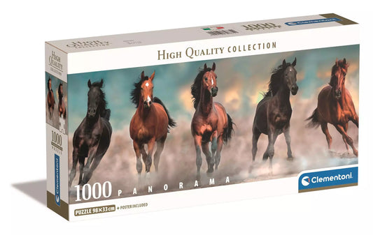 Clementoni Rompecabezas Caballos Panoramicos 1000 Pza