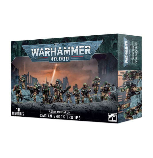 Games Workshop Warhammer 40k Astra Militarum Cadian Shock Troops