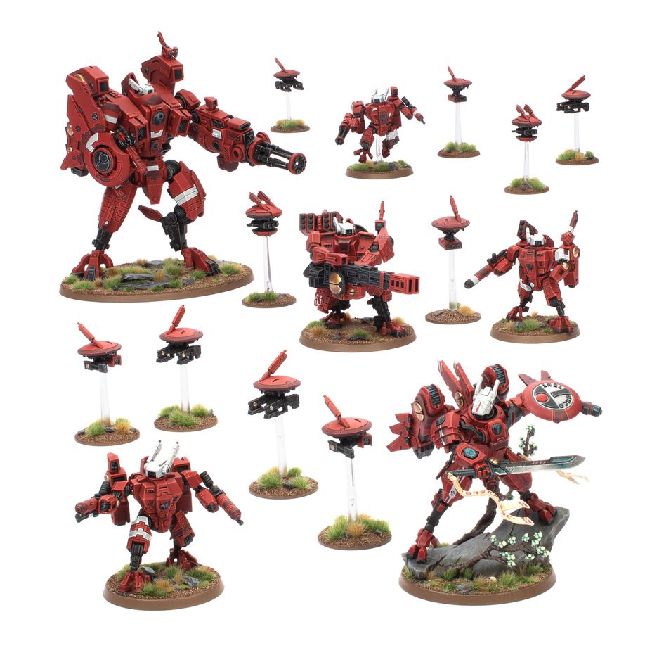 Games Workshop Warhammer40k Tau Empire Battleforce Farsight Cadre