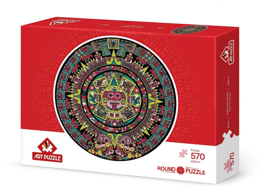 Art Puzzle Rompecabezas Piedra del Sol Azteca 570 Pzas