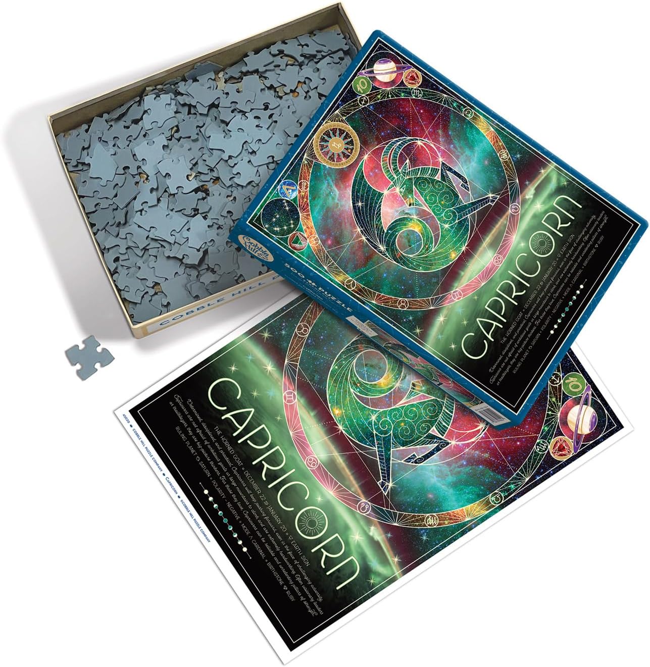 Cobble Hill Rompecabezas Zodiaco Capricornio 500 Pz