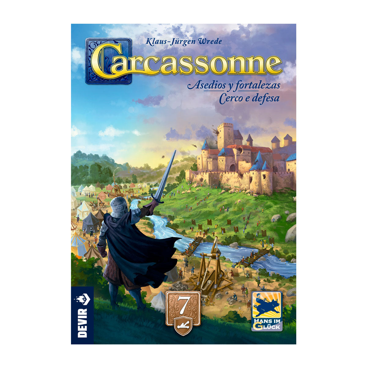 Devir Carcassonne Expansion Asedios Y Fortalezas - Español