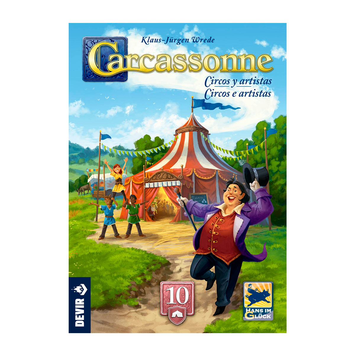 Devir Carcassonne Expansion Circos Y Artistas - Español