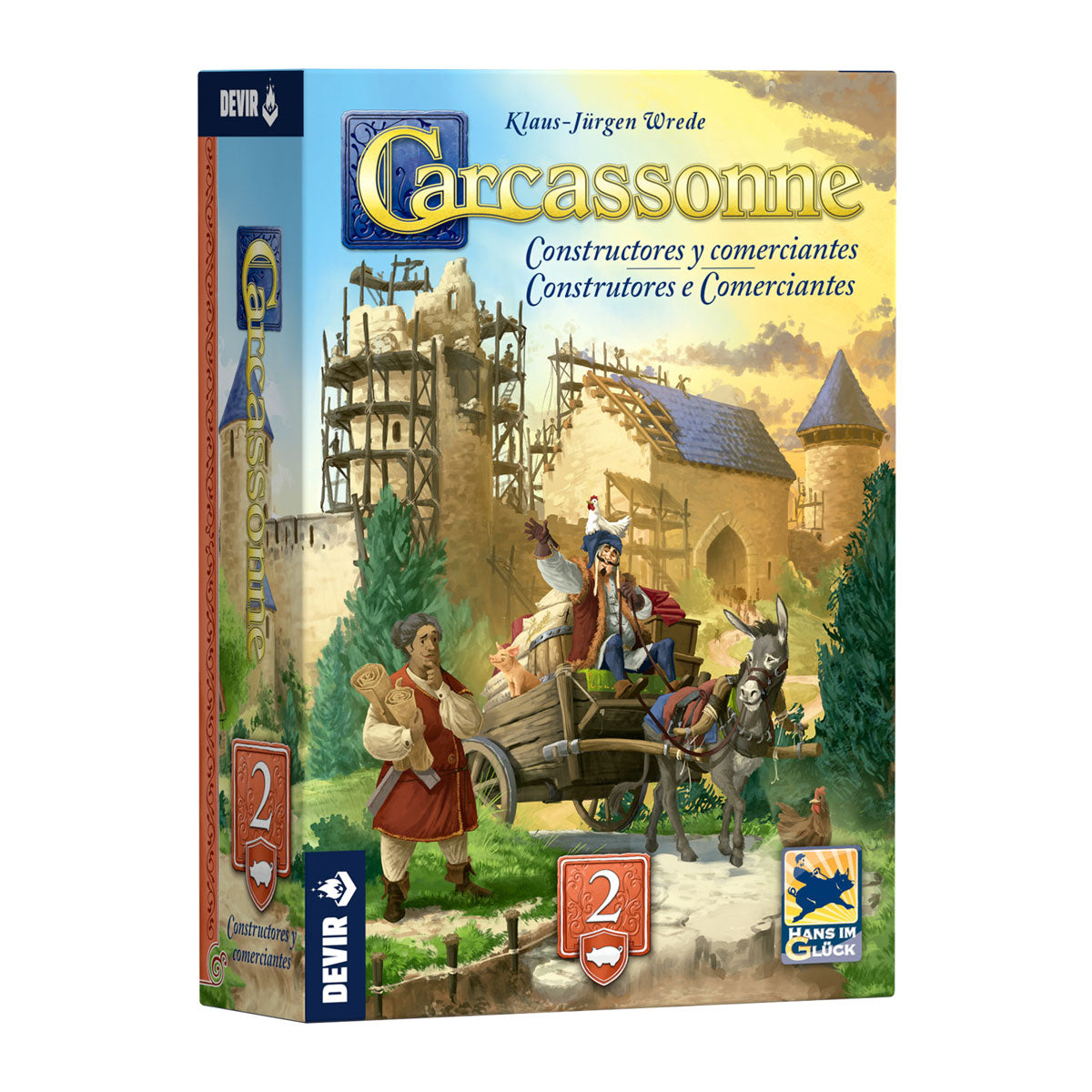 Devir Carcassonne Expansion Constructores Y Comerciantes - Español