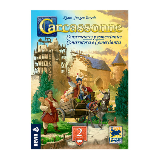 Devir Carcassonne Expansion Constructores Y Comerciantes - Español