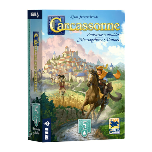 Devir Carcassonne Expansion Emisarios Y Alcaldes - Español